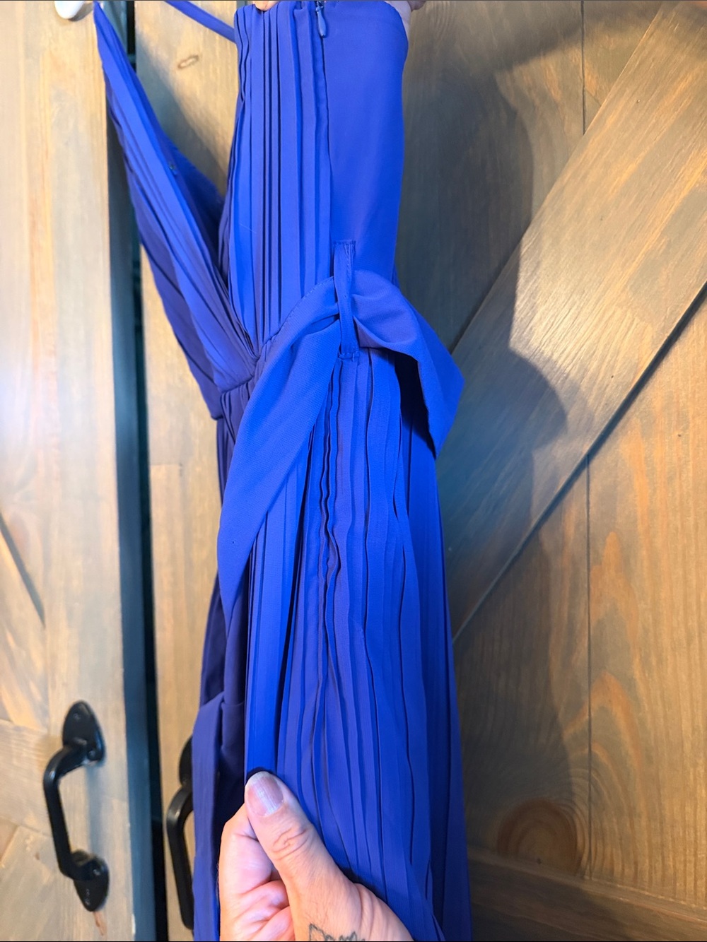 Beyond Words Blue Jumpsuit View 6